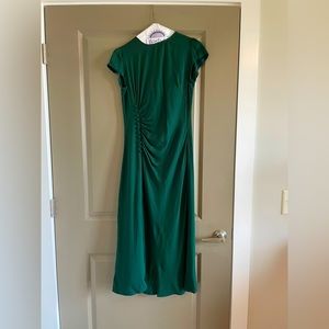 Reformation Frasier Dress in Forest, worn once!